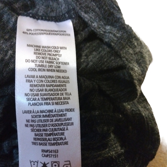 Calvin Klein Performance Dark- Gray White Long Sleeve Hooded Lightweight Top M - Picture 6 of 7